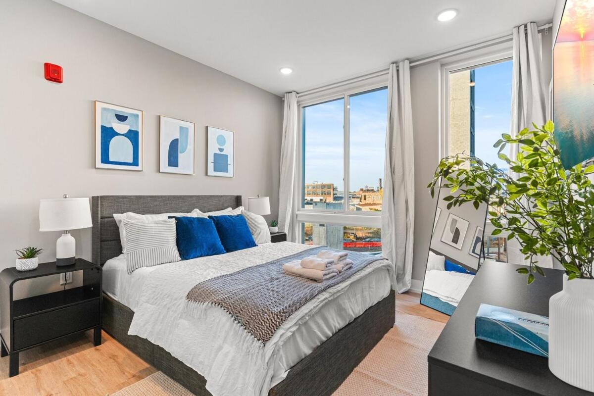 10 Mins To Centercity, Sleeps 6, With Rooftop Views! フィラデルフィア エクステリア 写真